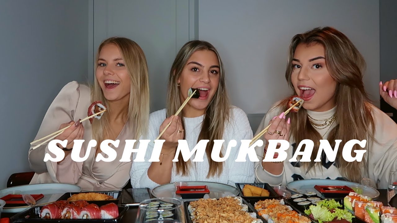SUSHI MUKBANG MET SARA EN BO| TROUWEN? OOIT WAT MET EEN MEISJE GEDAAN?| LA BBELLA