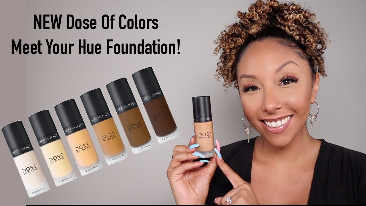 NEW Dose Of Colors Meet Your Hue Foundation Review + Wear Test! | BiancaReneeToday