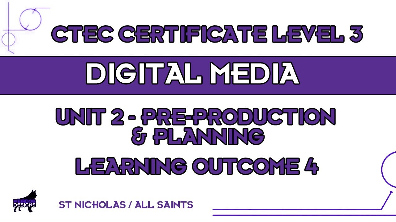OCR Digital Media Level 3 Unit 2 - Learning Outcome 4