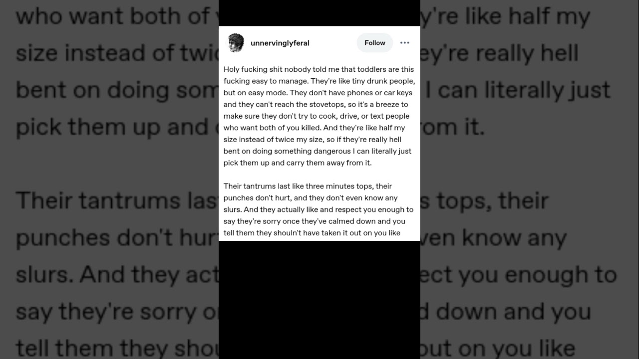 Manage Toddlers Tumblr Post