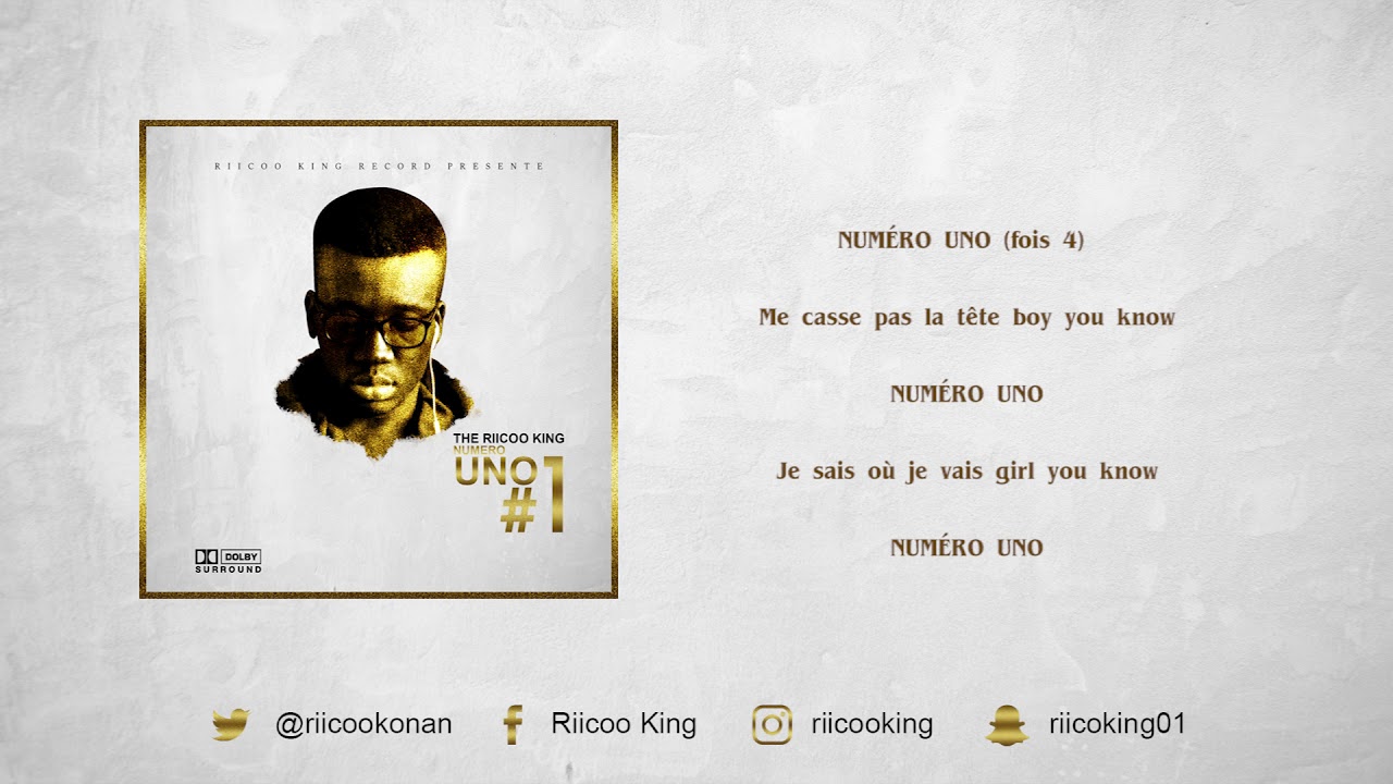 RIICOO KING - NUMERO UNO (Prod by Riicoo KING)