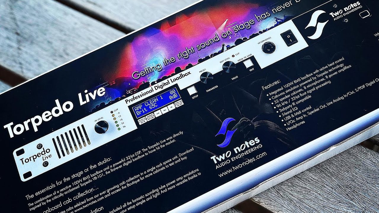 Two Notes Torpedo Live - Loadbox and Speaker Simulator -  