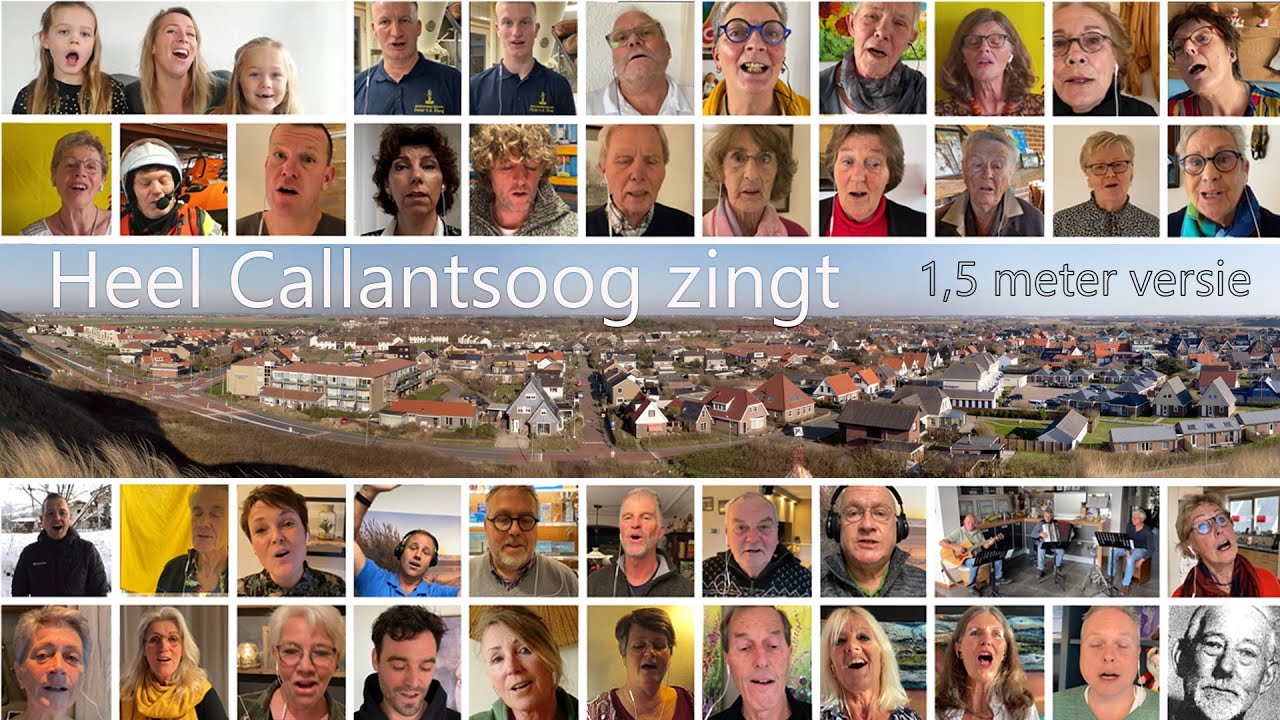 Heel Callantsoog zingt. 1,5 meter versie