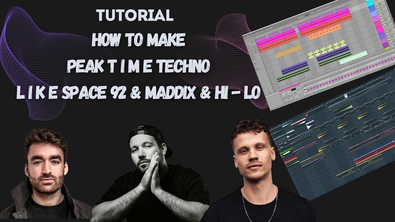 HOW TO MAKE PEAK TIME TECHNO LIKE SPACE 92 & MADDIX  - Tutorial FL Studio & Ableton (Presets & MIDI)