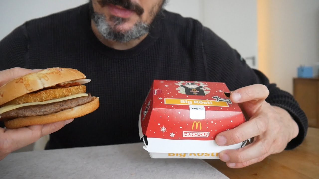 ASMR AUF DEUTSCH – McDonald's Big Rösti Raclette