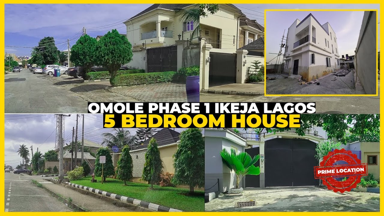 HOUSE FOR SALE IN OMOLE  PHASE 1 IKEJA | BEAUTIFUL SECURE ESTATE ON THE MAINLAND | LAGOS NIGERIA
