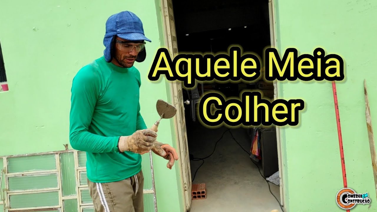Servente revoltado corta colher do pedreiro (parte 1) - Comédia Em Construção