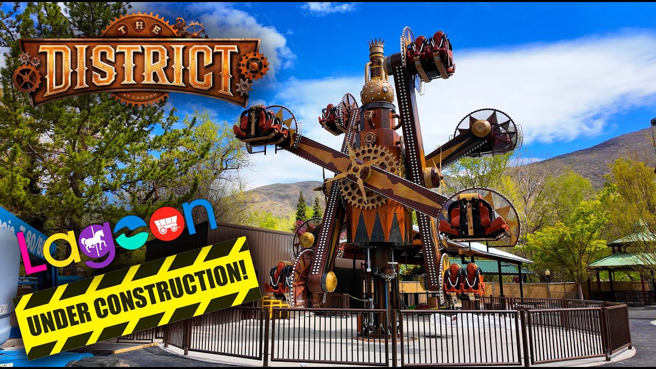 NEW! The District Ride Testing & Construction Updates! Lagoon 2025!