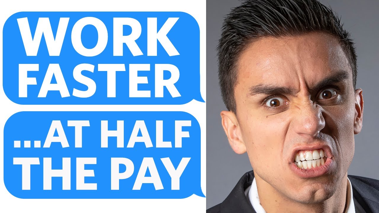 Entitled Boss DEMANDS I WORK FASTER but at HALF THE PRICE - Reddit Podcast