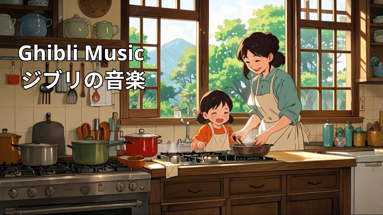 Beautiful Ghibli Piano Music | Nostalgic Anime Piano Collection | Relax, Study & Cozy Night Ambience