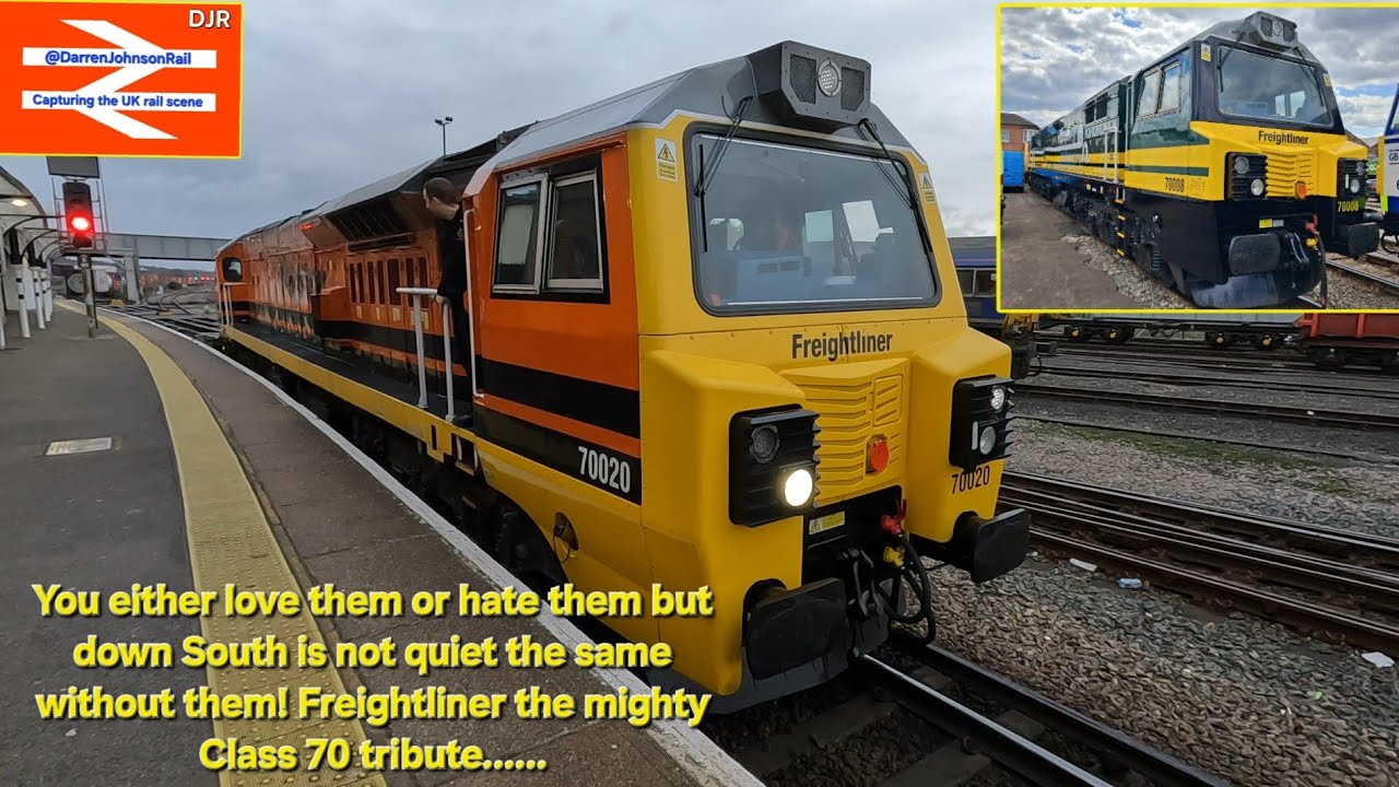 The Mighty Freightliner Class 70 Once a common sight down South now just a memory......