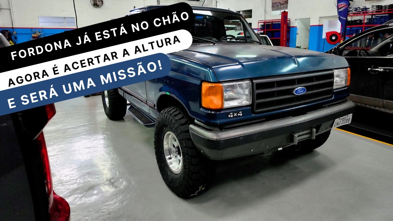 Mas a altura vai dar bom? F1000 continua na miss&atilde;o. Entramos com os pneus 35