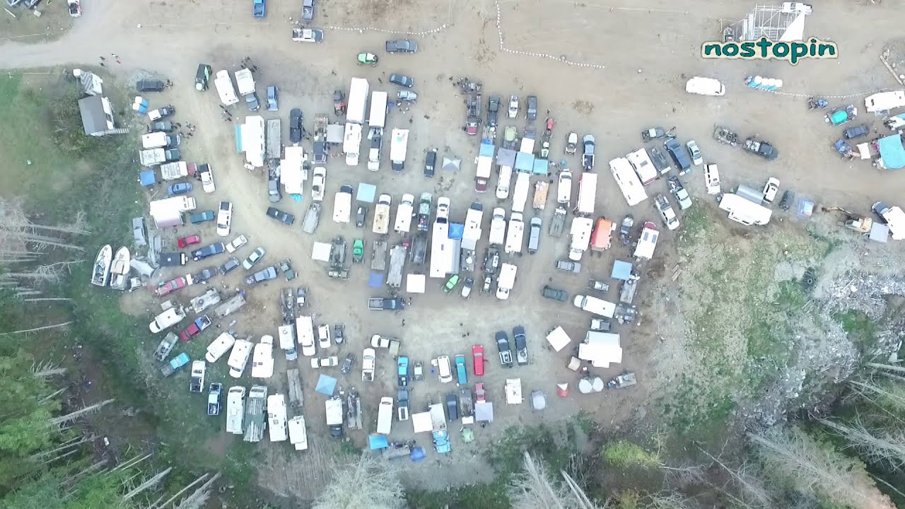Aerial view at Island Cup 2015 end of day 2