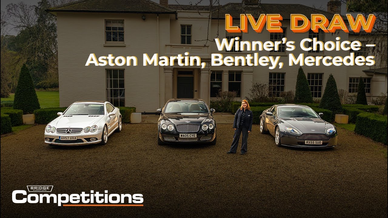 Live Draw | Winner’s Choice | Aston, Bentley, or Mercedes?