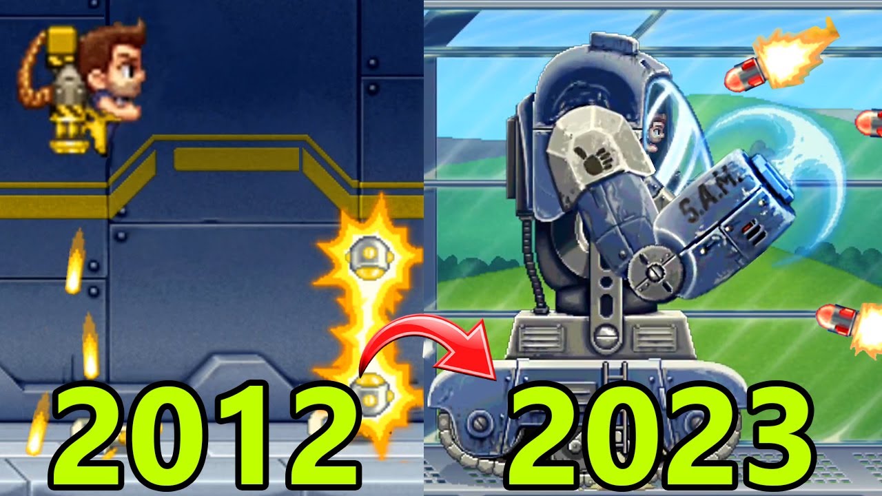 EVOLUTION of JETPACK JOYRIDE 🚀 Mobile Game 2012-2023