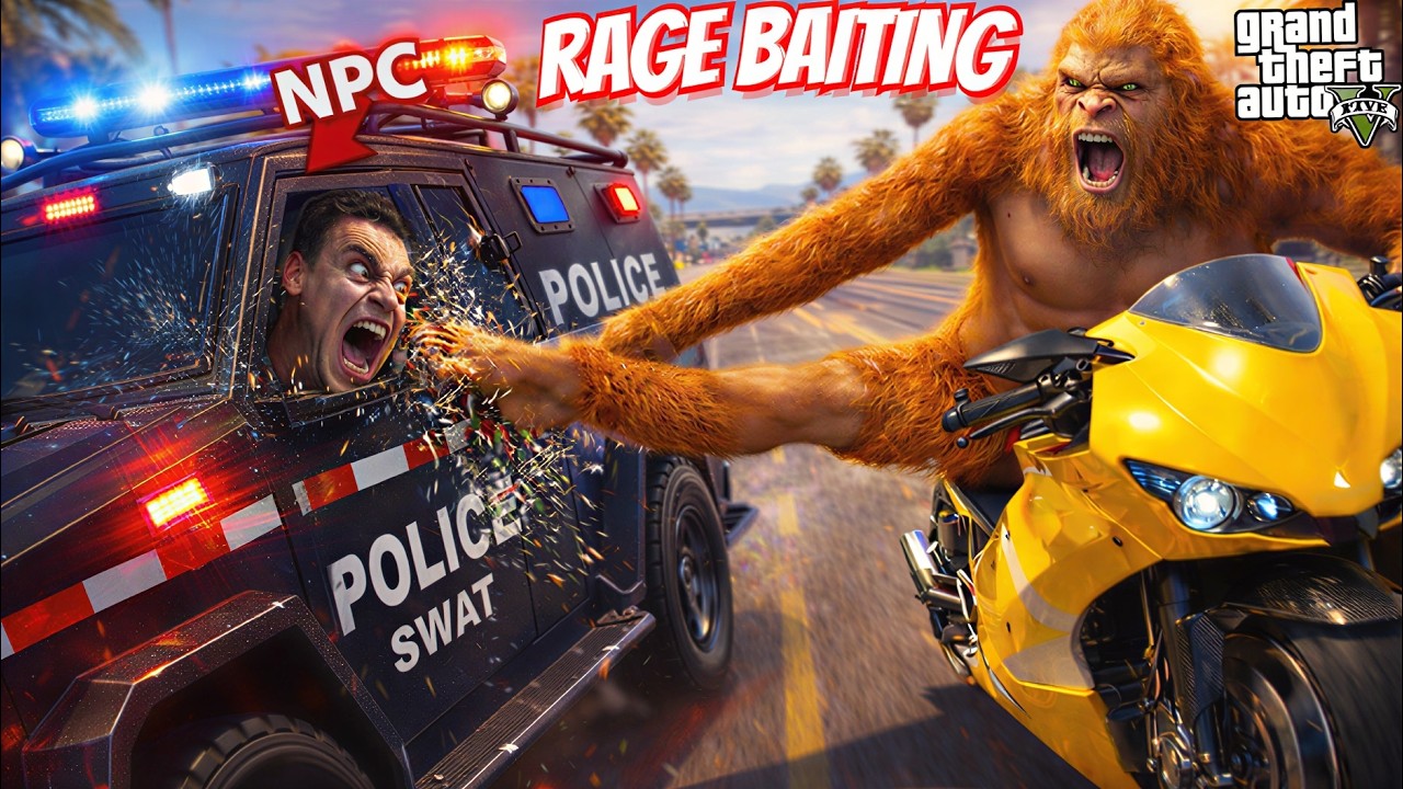 GTA 5: Fifteen Minutes of the Funniest NPCs Exploding over my *Ragebait*💀😭