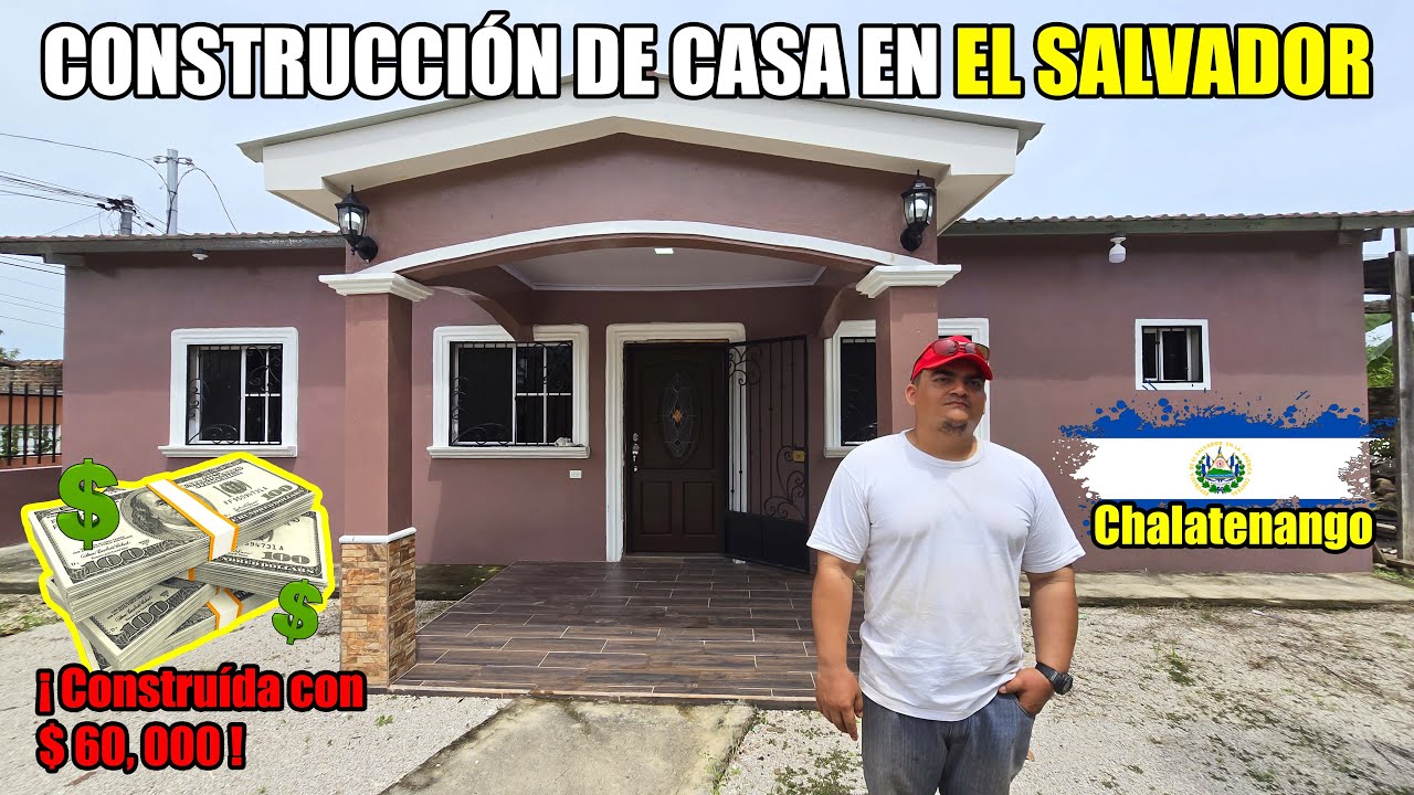HERMOSA CASA construida con $60, 000 con MATERIALES Y MANO DE OBRA😮