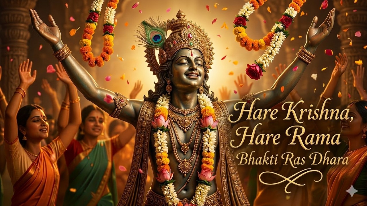 Krishna Bhajan~ Hare Krishna Hare Rama Mantra | Hare Krishna Hare Krishna, Krishna Krishna Hare Hare