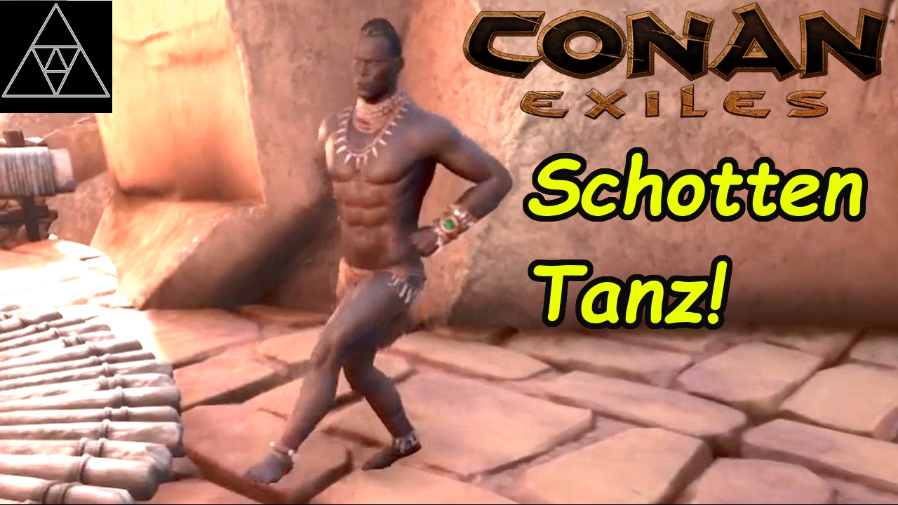 Conan Exiles #14 ► Tänzer & Zimmermann versklavt! Wurfaxt! Neues Emote lernen!