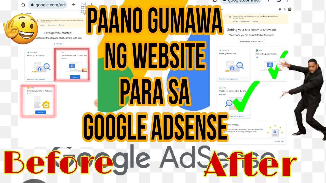 Paano Gumawa ng Website para e-Link sa Google Adsense? #website  #adsense
