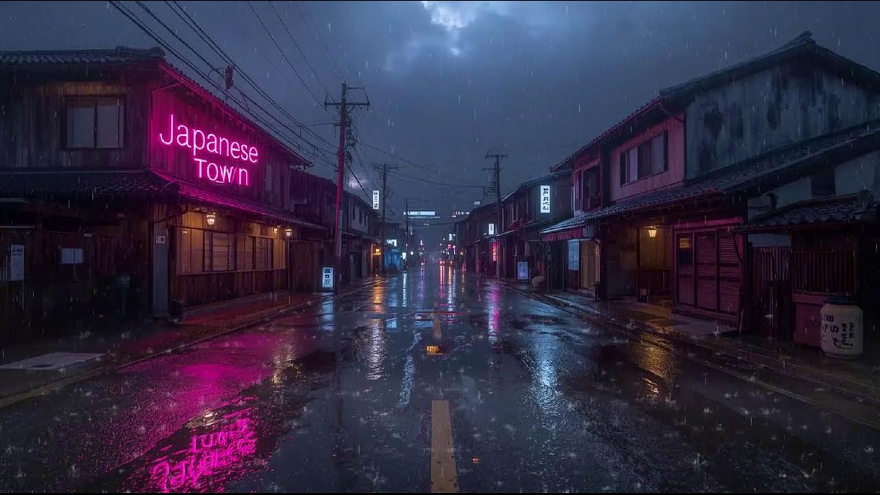 Night Rain Ambience 🌙 Lofi Beats for Focus, Relax & Quiet Moments #40