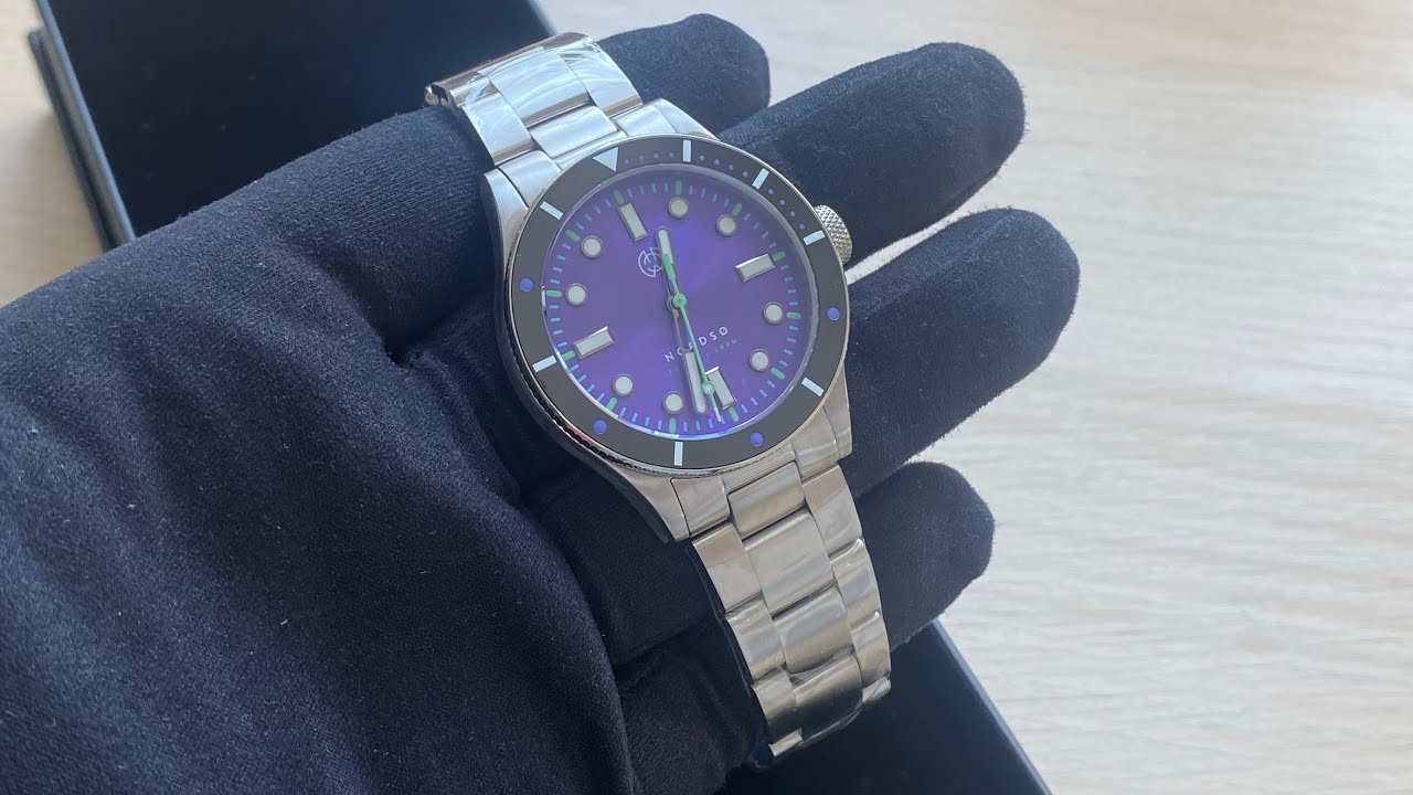 Henryarcher watch Nords&oslash; - Cosmic Purple Trinity Grey