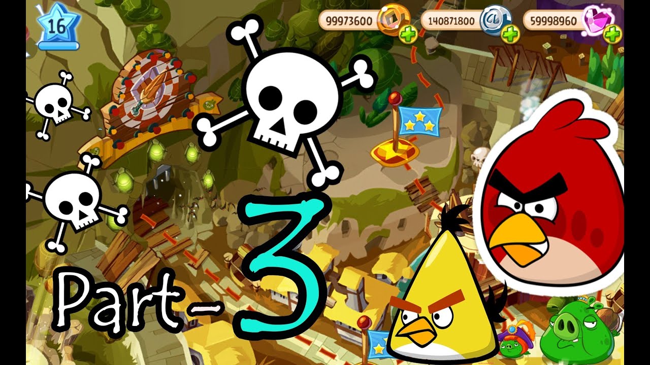 Angry Birds Epic: Part-3 Gameplay Chronicle Cave 1: Burning Plain 4 and 5 (iOS, Android)