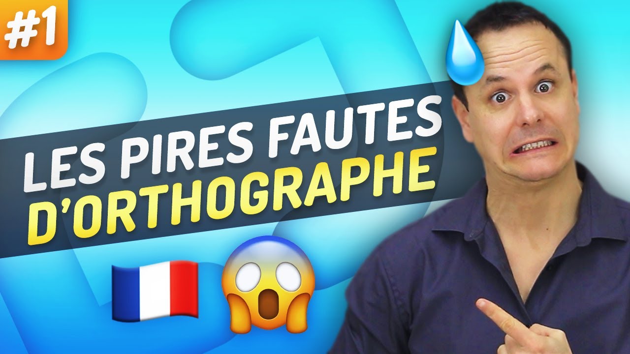 TOP 10 des fautes d'orthographe que même les Français commettent 😱 #1