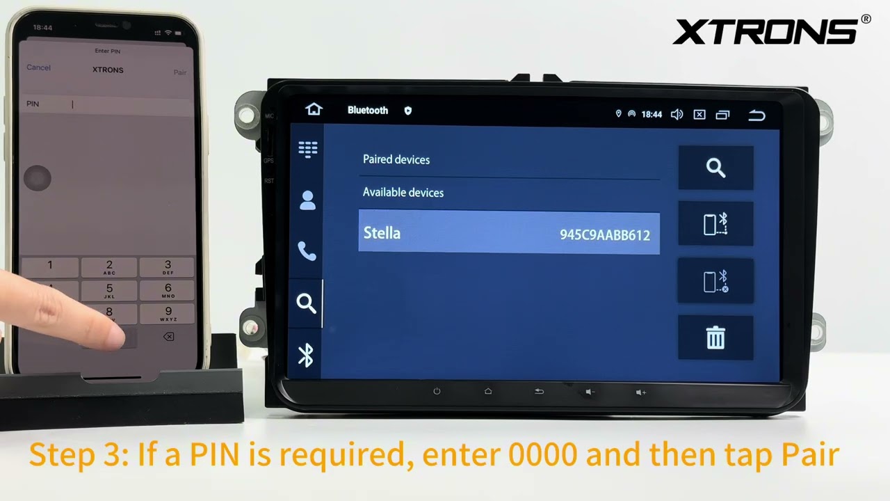 How to Connect Your iPhone for CarPlay on the XTRONS IQ Series