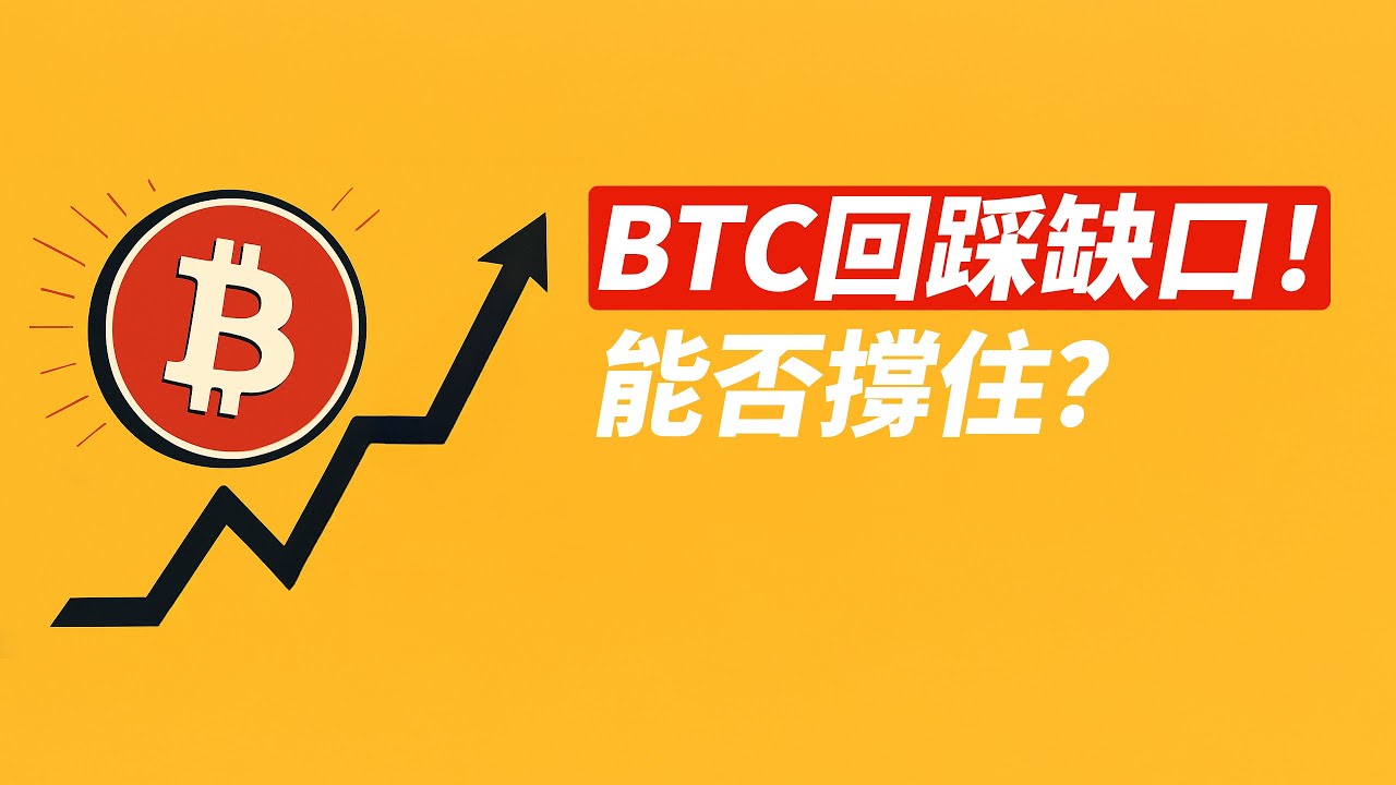 BTC回踩缺口！補足了嗎？是否能撐住？繼續漲？