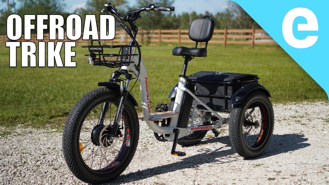 Обзор электрического трёхколёсного велосипеда Addmotor M-340 FAT TIRE