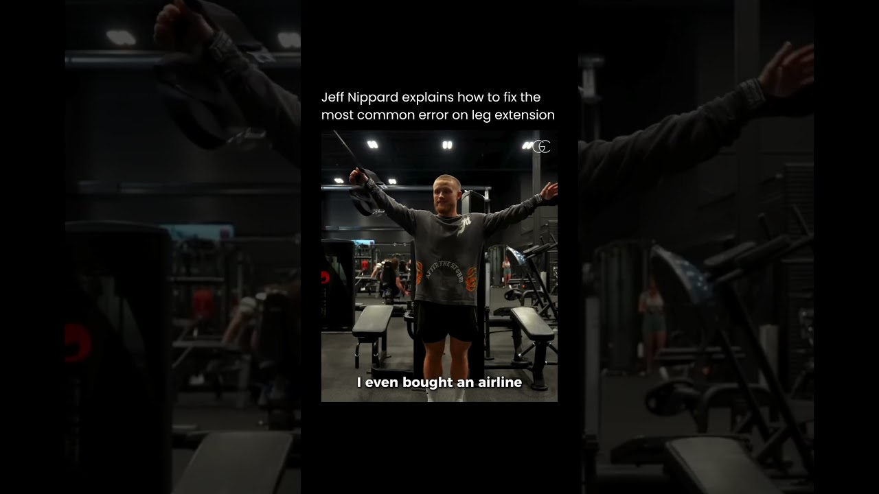 Jeff Nippard On Leg Extensions
