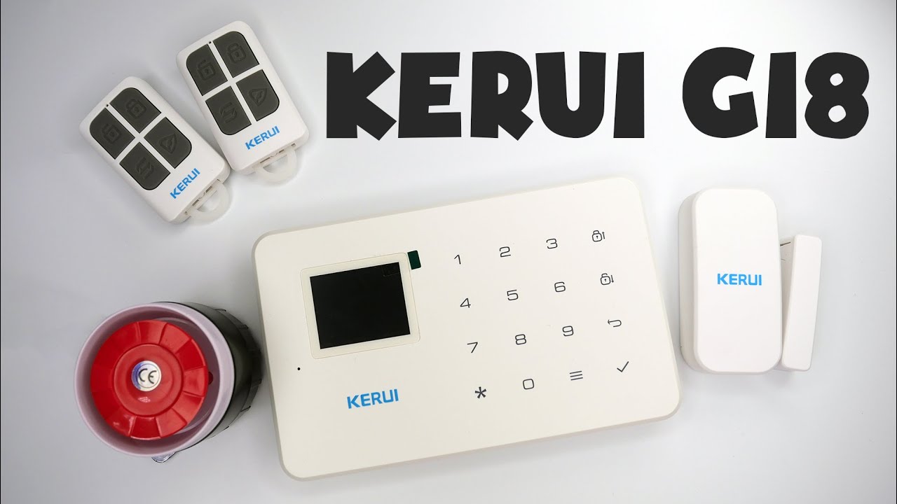 GSM сигнализация для дома KERUI G18 - настройка системы
