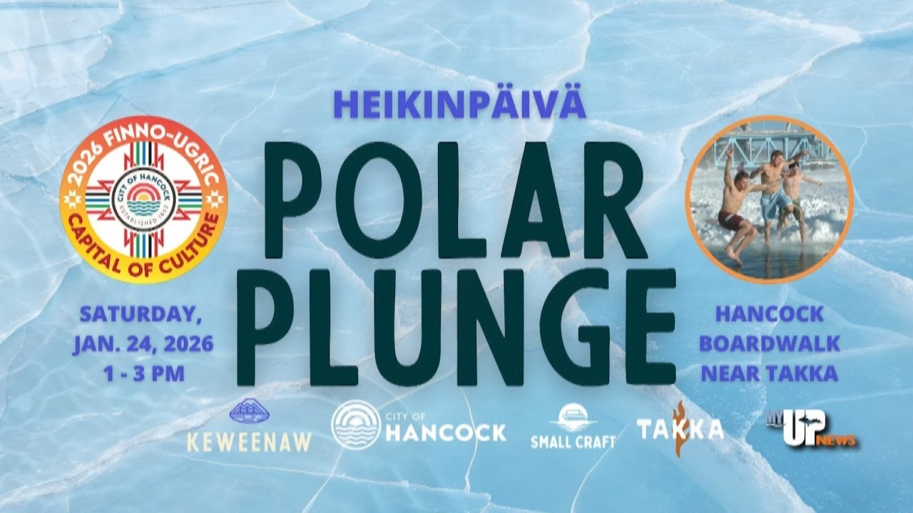 Making a splash returns to Hancock after nearly decade hiatus of Heikinpäivä Polar Plunge