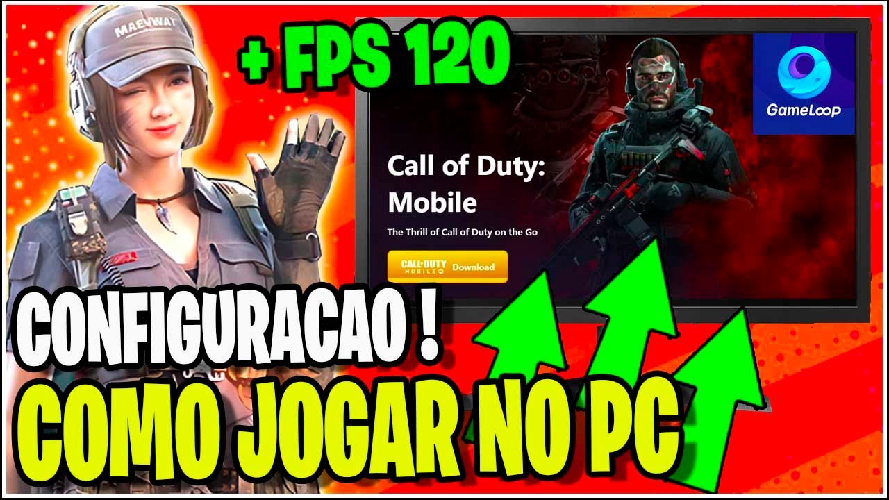 COMO JOGAR NO PC CALL OF DUTY MOBILE - INSTALAÇÃO E CONFIGURAÇÃO EMULADOR GAMELOOP