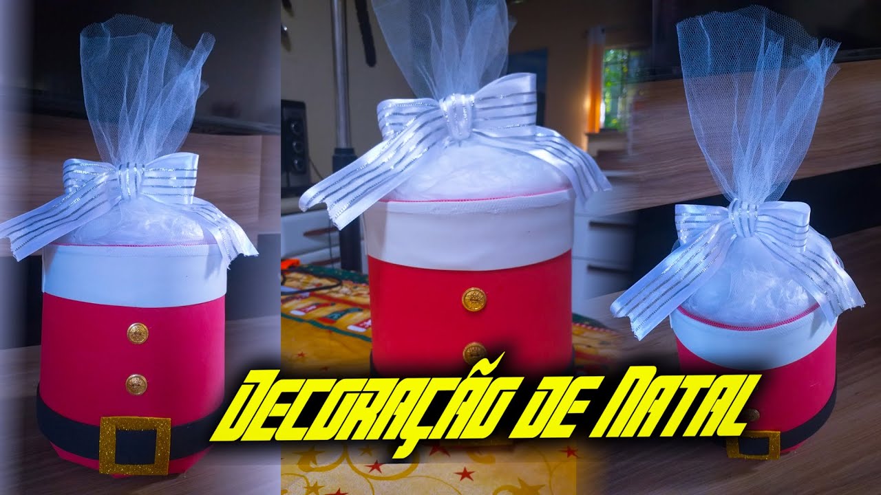 Transformando uma garrafa plástica em um incrível porta panetone