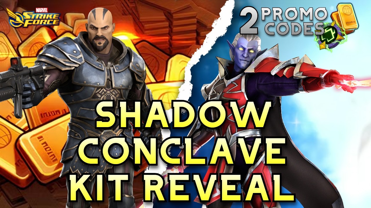 2 НОВЫХ ПРОМОКОДА - Презентация набора Shadow Conclave | Marvel Strike Force