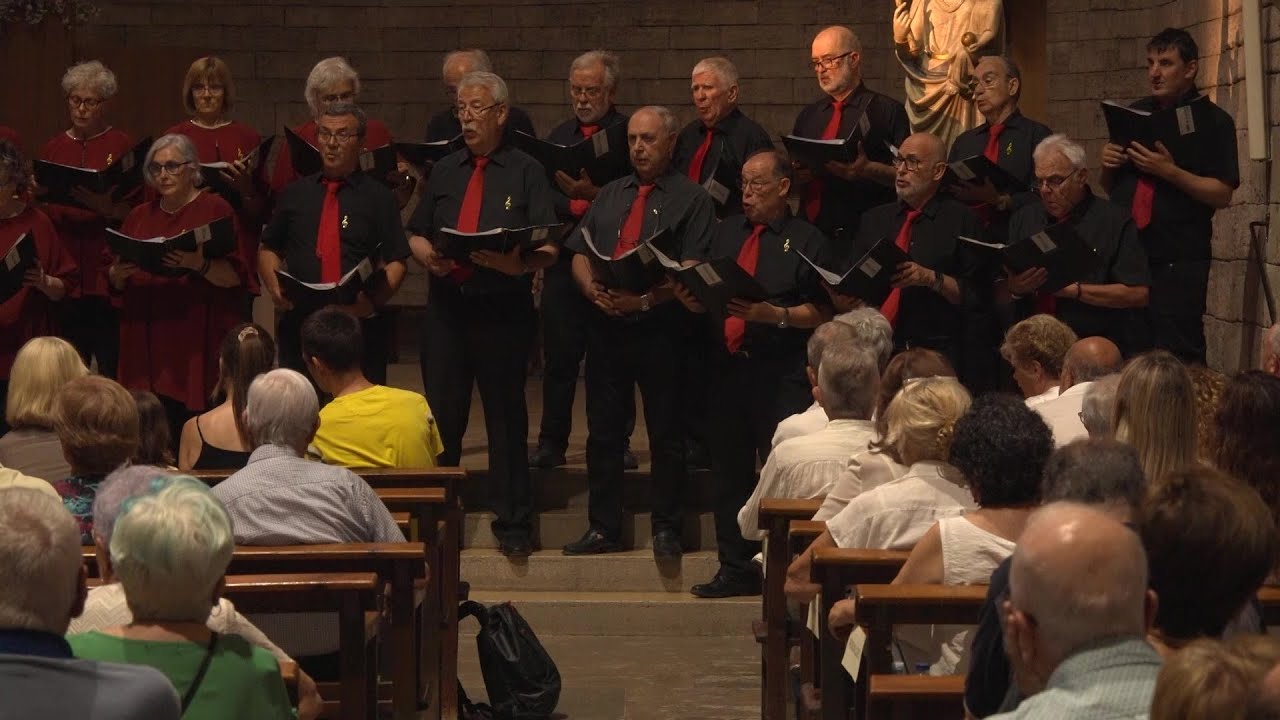 El Concert de Primavera de la Coral Veus de l’Estany omple Santa Maria dels Turers