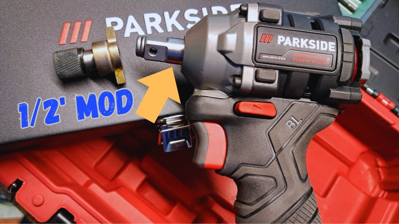Parkside impact D3 гайковерт Anvil fast transform 1/2'