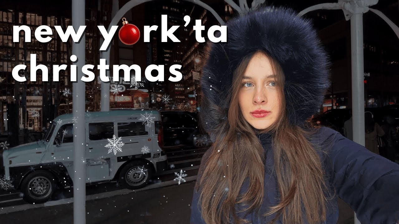 New York'ta christmas market turu 🎄✨ VLOG
