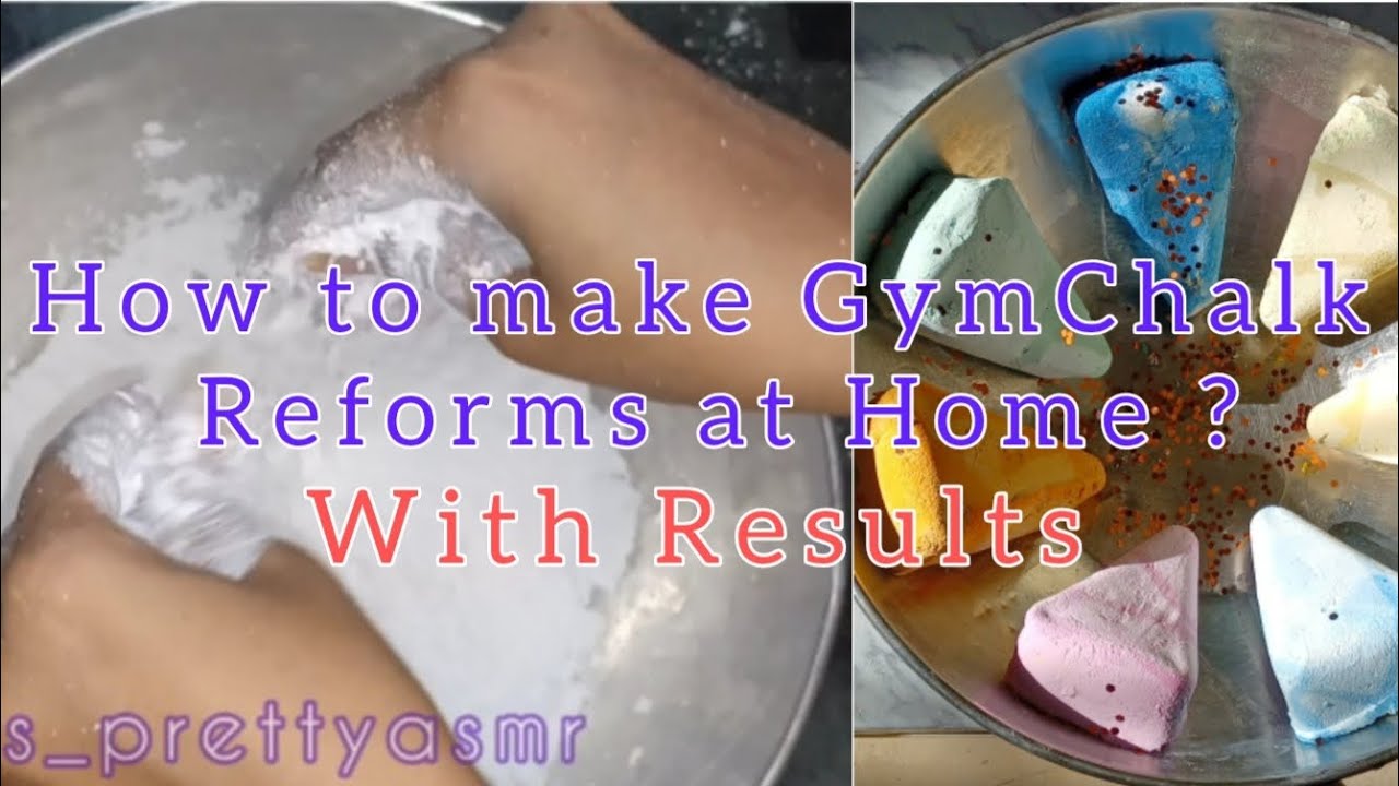 How To Make Gym Chalk Reforms? With Results | Tutorial | Read Description |Magnesium Carbonate #asmr