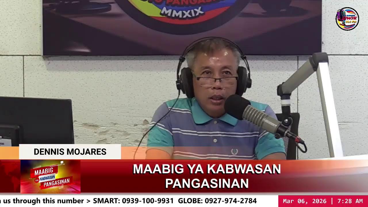 Maabig Ya Kabwasan Pangasinan   FRIDAY, March 6, 2026