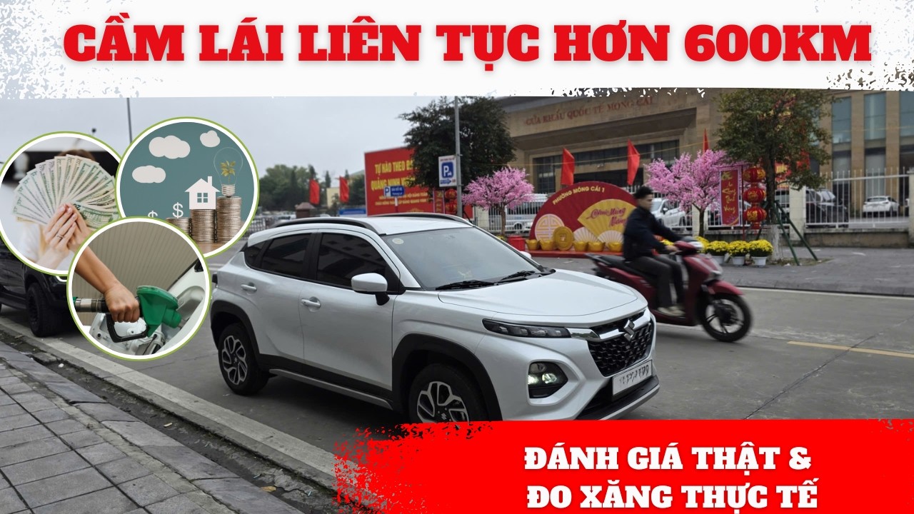 🔥 600km Liên Tục Cùng Suzuki Fronx – Sự Thật Về Mức Tiêu Hao Nhiên Liệu
