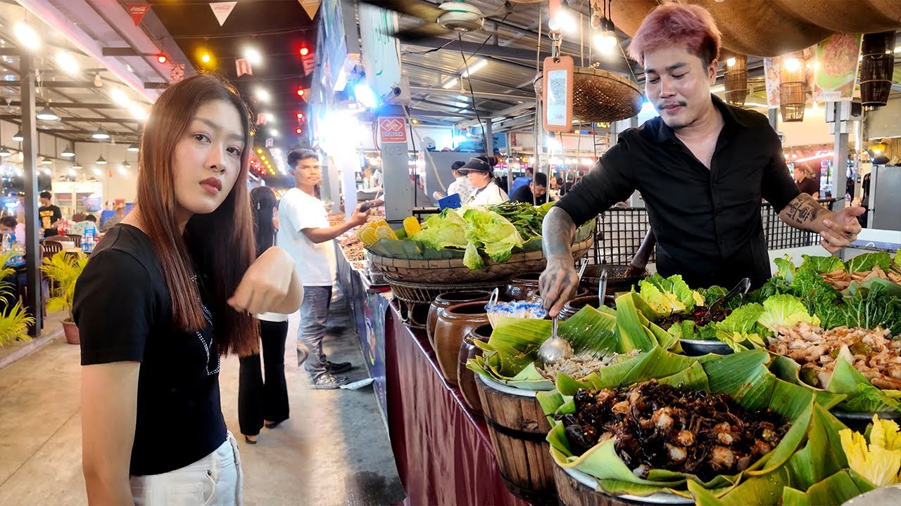 Inside! CAMBODIA's Walking tour nightlife 2026 | KOH NOREA Walk street at Phnom Penh Riverside