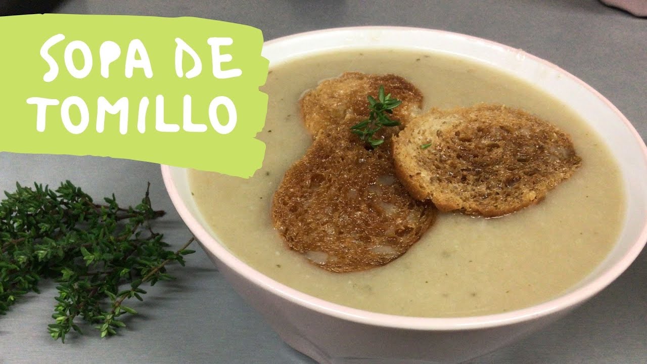 Sopa de tomillo