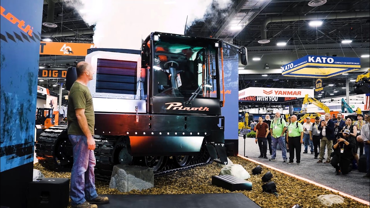 Inside the Prinoth Booth at  @conexpoconagg  | Panther T23r Unveiling & Booth Walkaround