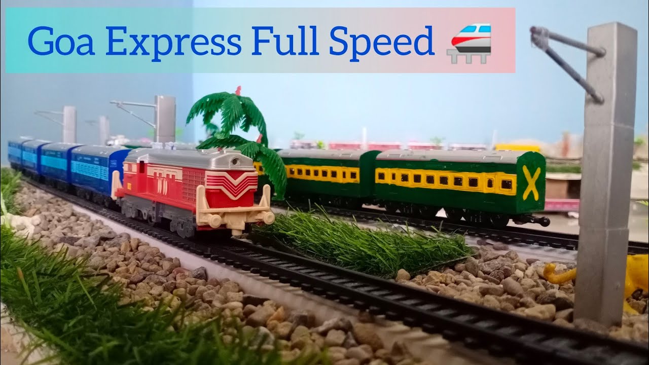 12780 Goa Express Centy Toy Train Amazing Running 