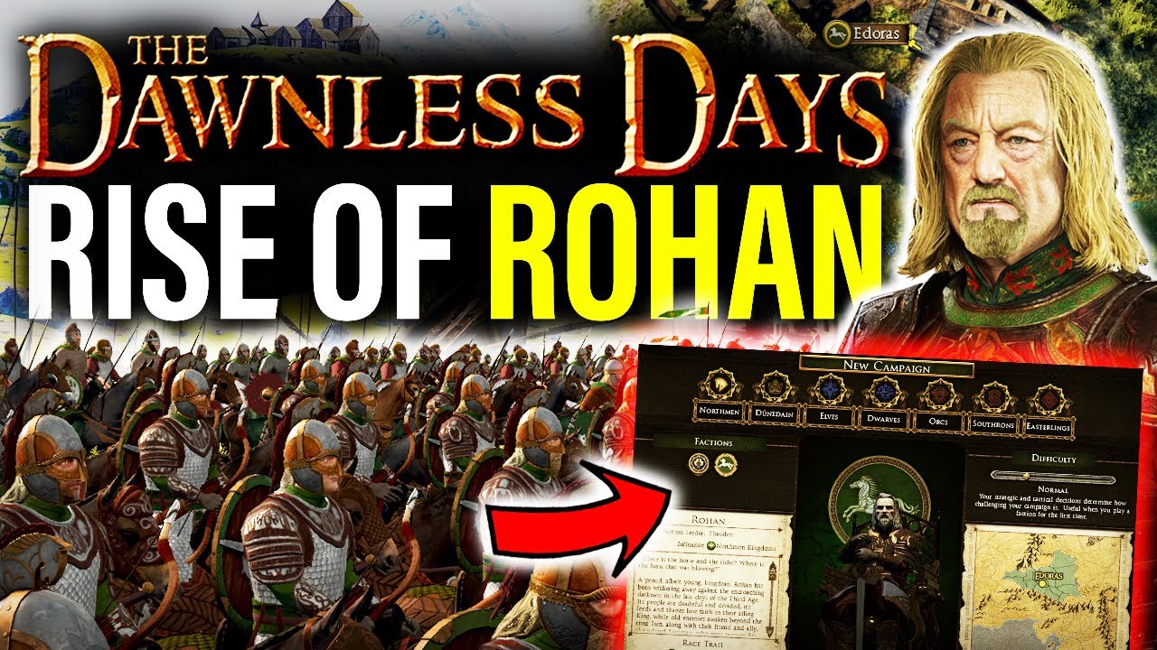 ЭТО ЖЕСТО! - Dawnless Days Total War КАМПАНИЯ РОХАНА №1