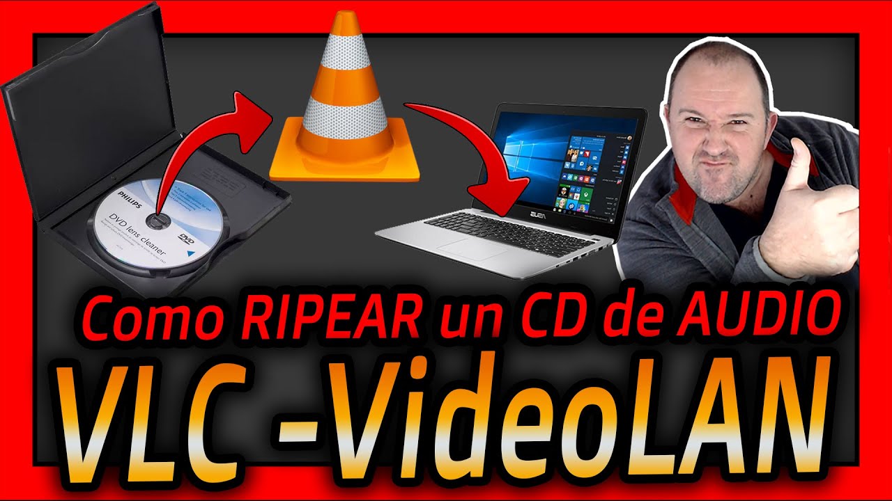 Como RIPEAR o COPIAR un CD de AUDIO ORIGINAL ⭐️ al PC en MP3 Con VLC VIDEOLAN ⭐️ 2024