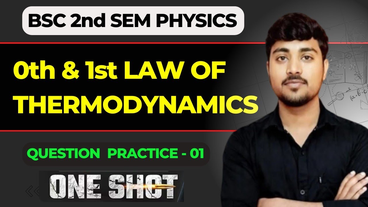 Unit - 1 | Zeroth and First Law of Thermodynamics Question Practice One Shot | Bsc 2nd sem physics